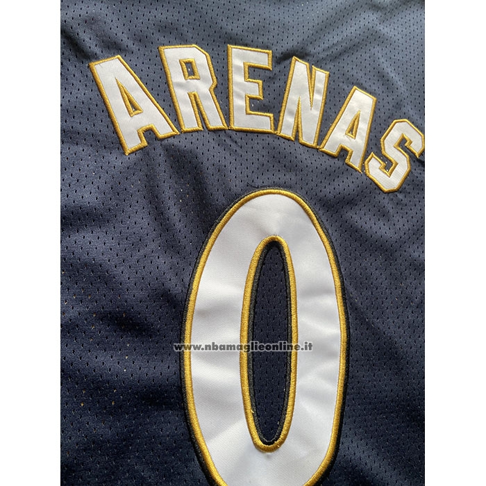 Maglia Washington Wizards Gilbert Arenas #0 Mitchell & Ness 2003-04 Blu